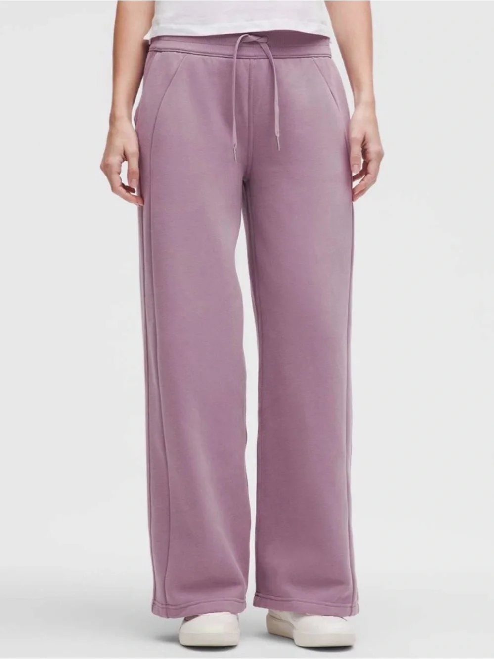 Lululemon Scuba Mid-Rise Wide-Leg Pant *Regular Lavender Lux
